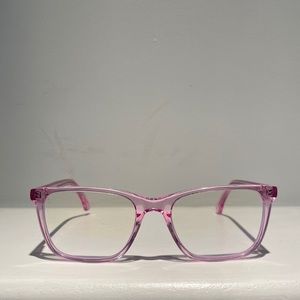 Klassy Network bluelight glasses, light pink.